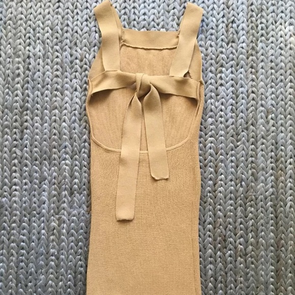 Urban Outfitters Dresses & Skirts - URBAN OUTFITTERS Knit Tie Back Bodycon Midi Dress